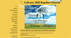 Desktop Screenshot of calvaryhillbc.org